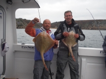 Matt and Martin with a couple of smalleyed ray