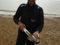 Jerry Knight with sizable flounder
