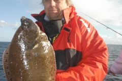 Neil Cottington with a plaice