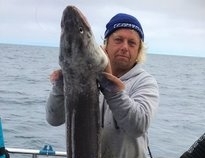 Neil Cottington Boat Caught Conger Eel 65lb 4oz 2018