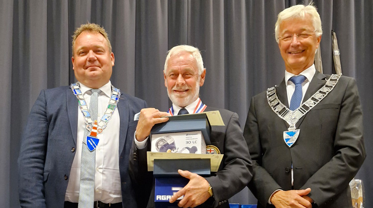 European Boat 2025 Silver pin winner Gary